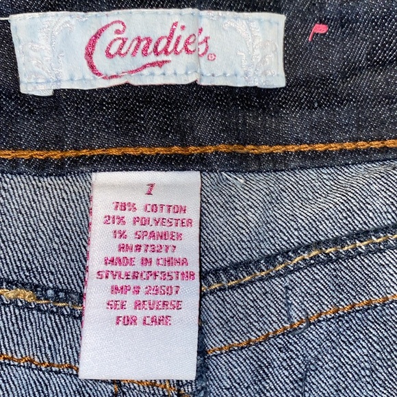 Candie’s Dark Blue Low Rise Skinny Jeans NWOT - Picture 13 of 14